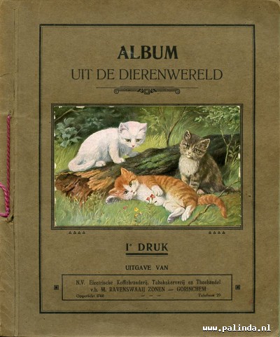 Plakplaatjesboek : Album uit de dierenwereld. 1
