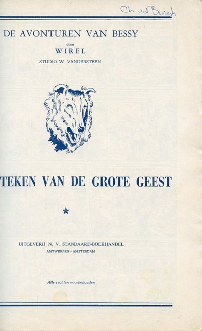 Bessy : Het teken van de grote geest. 4