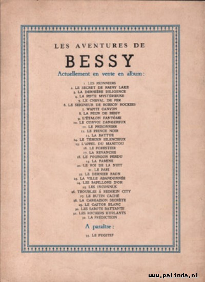 Bessy (Frans) : La peur de Bessy. 2