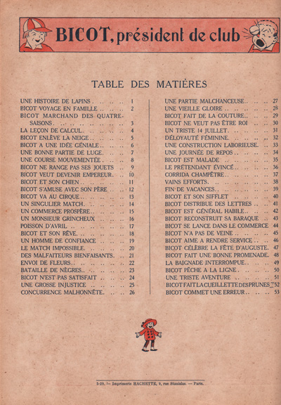 Sjors : Les farces de Bicot. 4