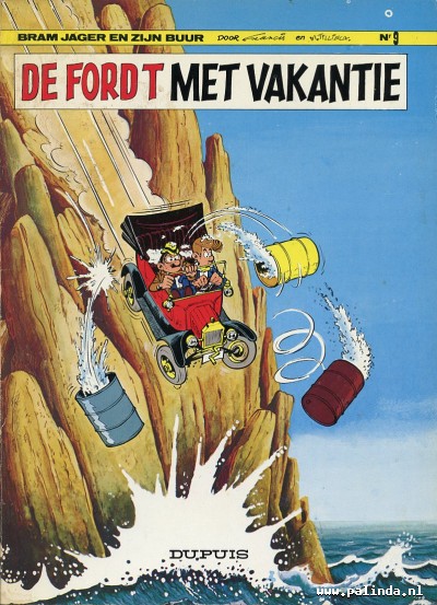 Bram Jager en zijn buur : De ford T met vakantie. 1