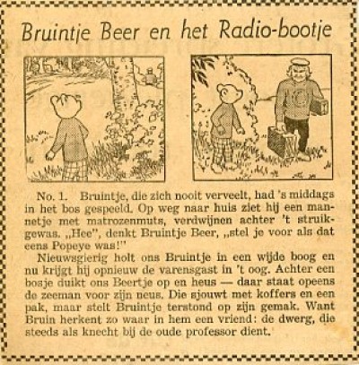 Bruintje Beer : Bruintje Beer en het radio-bootje. 1