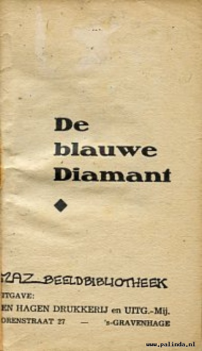 Dick Bos : De blauwe diamant 4