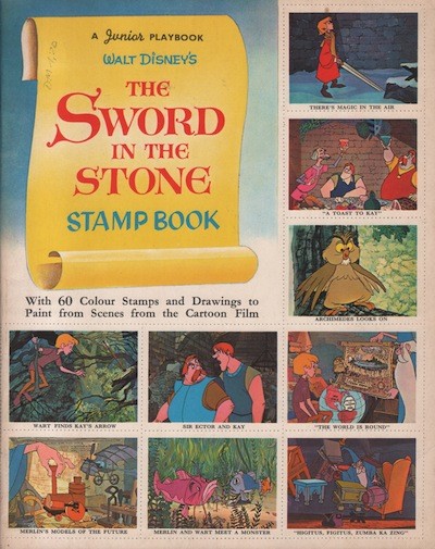 Plakplaatjesboek : The sword in the stone. 1