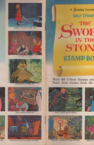 Plakplaatjesboek : The sword in the stone. 3