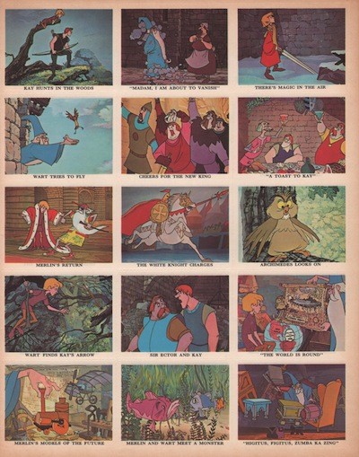 Plakplaatjesboek : The sword in the stone. 4