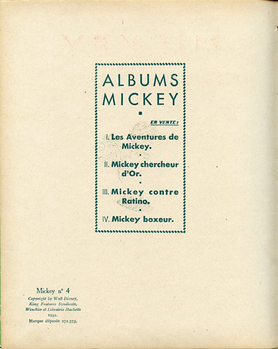 Mickey Mouse : Boxeur. 5