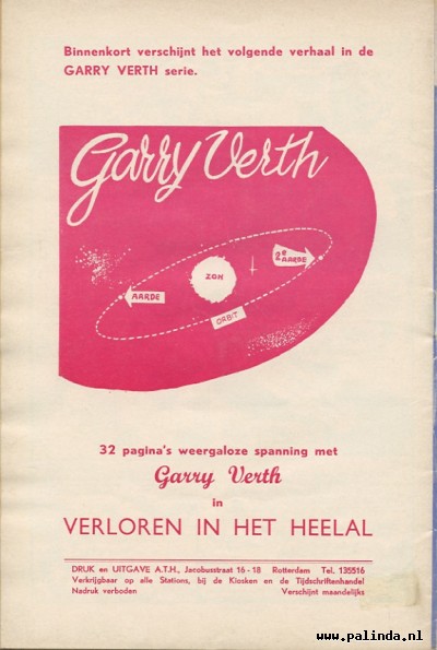 Garry Verth : De geheimzinnige ruimteman. 2