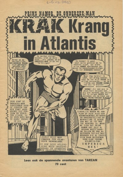 Hip comics : Krak krang in atlantis. 4