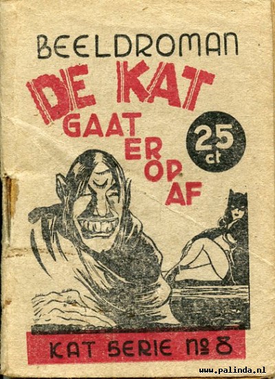 Kat serie : De kat gaat er op af. 1