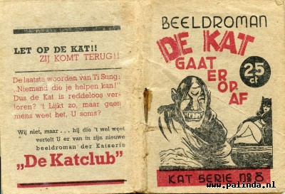 Kat serie : De kat gaat er op af. 3