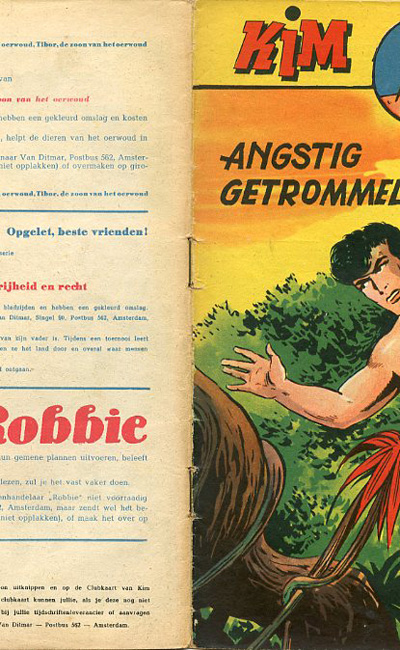 Kim, held van de jungle : Angstig getrommel. 3