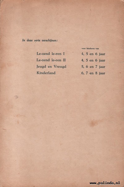 Jeugd en vreugd/kinderland : De reiger en de vos, Het betoverde spinnewiel en andere vertelsels. 3