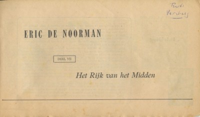 Eric de noorman, oblongserie : Het rijk van het midden. 4