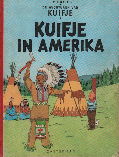 Kuifje (eerste serie hc) : Kuifje in Amerika. 1