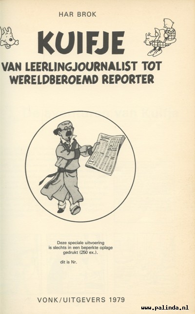 Kuifje : Van leerlingjournalist tot wereldberoemd reporter. 5