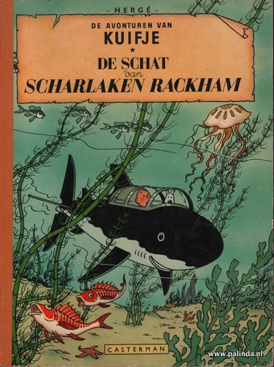 Kuifje (linnen rug) : De schat van scharlaken Rackham. 1