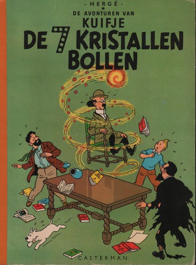 Kuifje (linnen rug) : De 7 kristallen bollen. 1