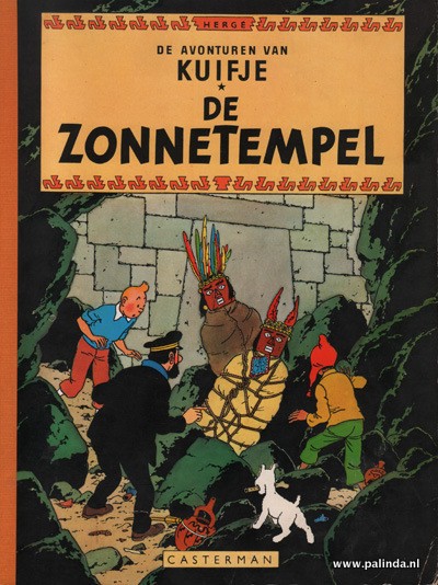 Kuifje (linnen rug) : De zonnetempel. 1