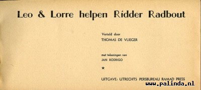 Leo&Lore : Leo en Lorre helpen ridder Radbout. 4