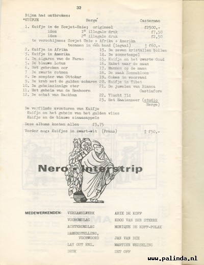 stripkatalogus : Nero-interstrip stripkatalogus. 4