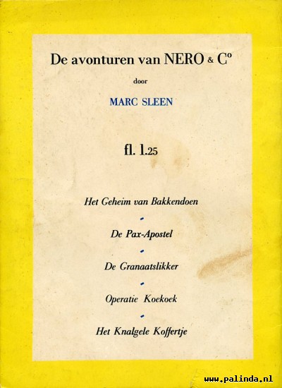 Nero : Het geheim van bakkendoen 2