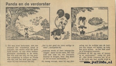 Panda krantenknipsel : Panda en de verdorster. 1