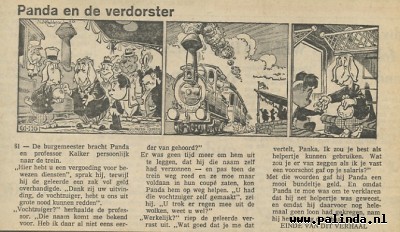 Panda krantenknipsel : Panda en de verdorster. 2