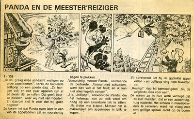 Panda krantenknipsel : Panda en de meester-reiziger. 1