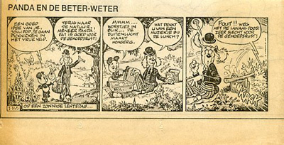 Panda krantenknipsel : Panda en de beter-weter. 1