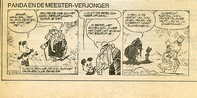 Panda krantenknipsel : Panda en de meester-verjonger. 1