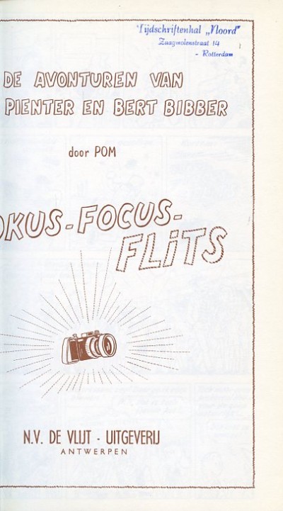 Piet Pienter en Bert Bibber : Hocus-focus-flits. 4