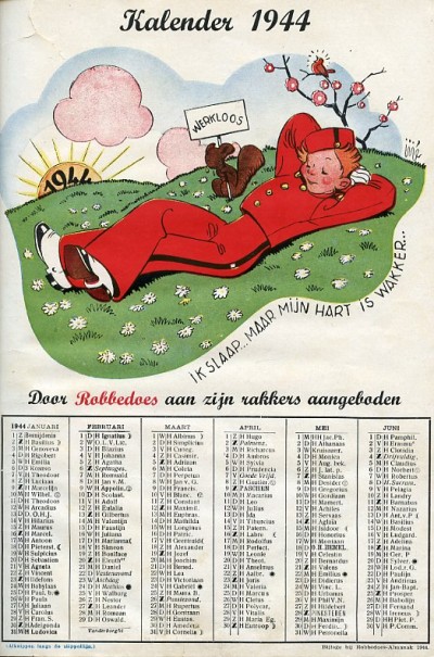 Robbedoes almanak : Robbedoes-almanak 1944. 3