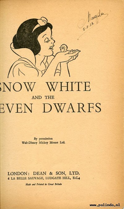 Sneeuwwitje : Snow white and the seven dwarfs. 4