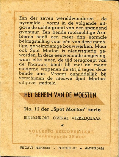 Spot Morton : De vliegende dood. 2