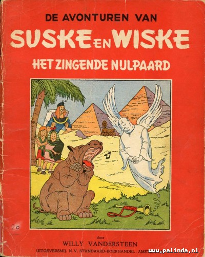 Suske en Wiske (Nederlands ongekleurd) : Het zingende nijlpaard. 1