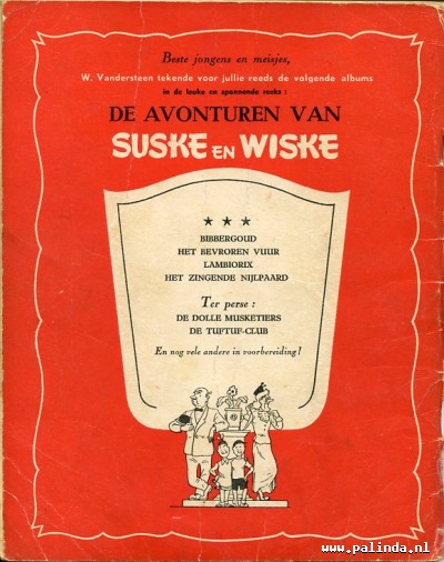 Suske en Wiske (Nederlands ongekleurd) : Het zingende nijlpaard. 2