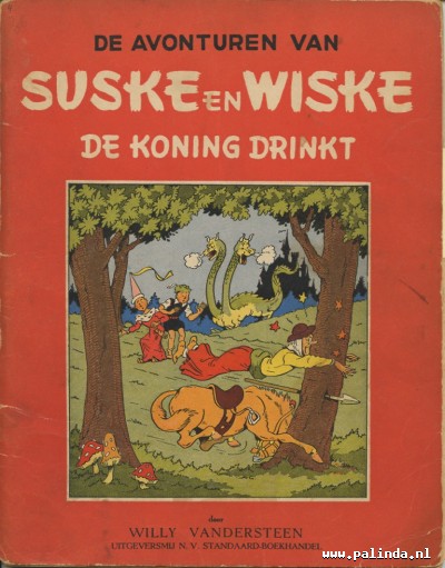 Suske en Wiske (Vlaams ongekleurd) : De koning drinkt. 1