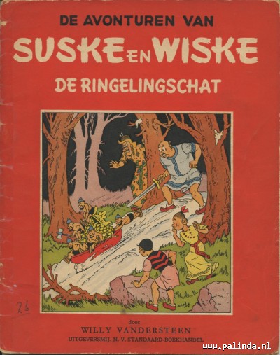 Suske en Wiske (Vlaams ongekleurd) : De ringelingschat. 1