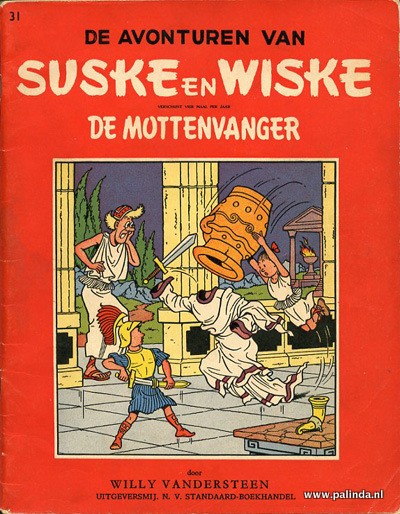 Suske en Wiske (Vlaams ongekleurd) : De mottenvanger. 1