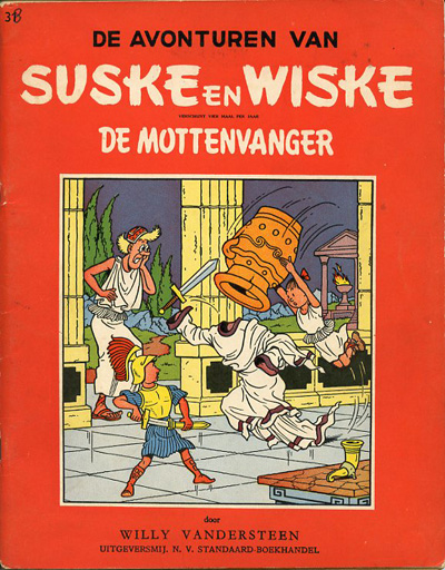 Suske en Wiske (Vlaams ongekleurd) : De mottenvanger. 1