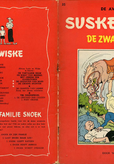 Suske en Wiske (Vlaams ongekleurd) : De zwarte zwaan. 4