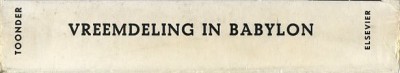 Div. : Vreemdeling in Babylon. 3