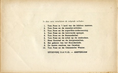 Tom Poes : De superfilm onderneming. 2