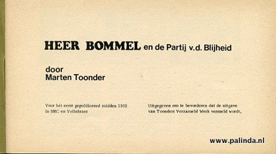 Tom Poes (illegaal) : De partij van de blijheid / 6