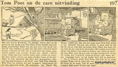 Tom Poes krantenknipsel : Tom Poes en de rare uitvinding. 1