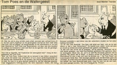 Tom Poes krantenknipsel (herpublicatie) : Tom Poes en de watergeest. 2