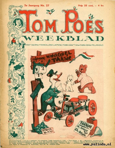 Tom Poes weekblad 2e jr.gang : Tom Poes weekblad. 1