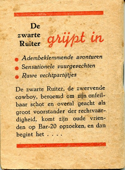 Wild-west serie : De zwarte ruiter. 2