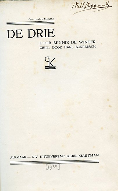 kinderboeken : De drie. 4